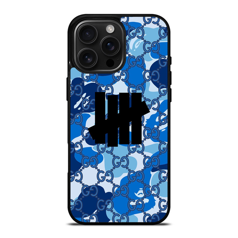 UNDEFEATED X GUCCI X BAPE CAMO iPhone 16 Pro Max Case