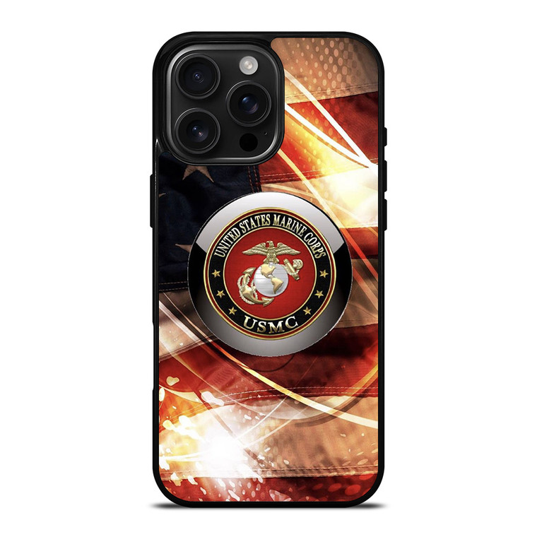 US MARINE CORPS USMC 2 iPhone 16 Pro Max Case US MARINE CORPS USMC 2 iPhone 16 Pro Max Case