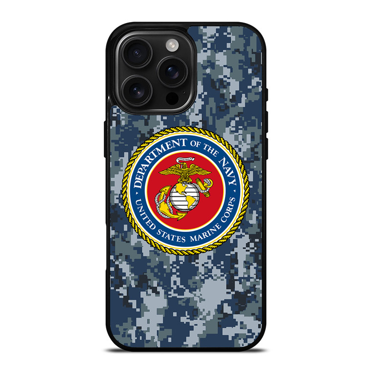 USMC US MARINE CORPS CAMO iPhone 16 Pro Max Case