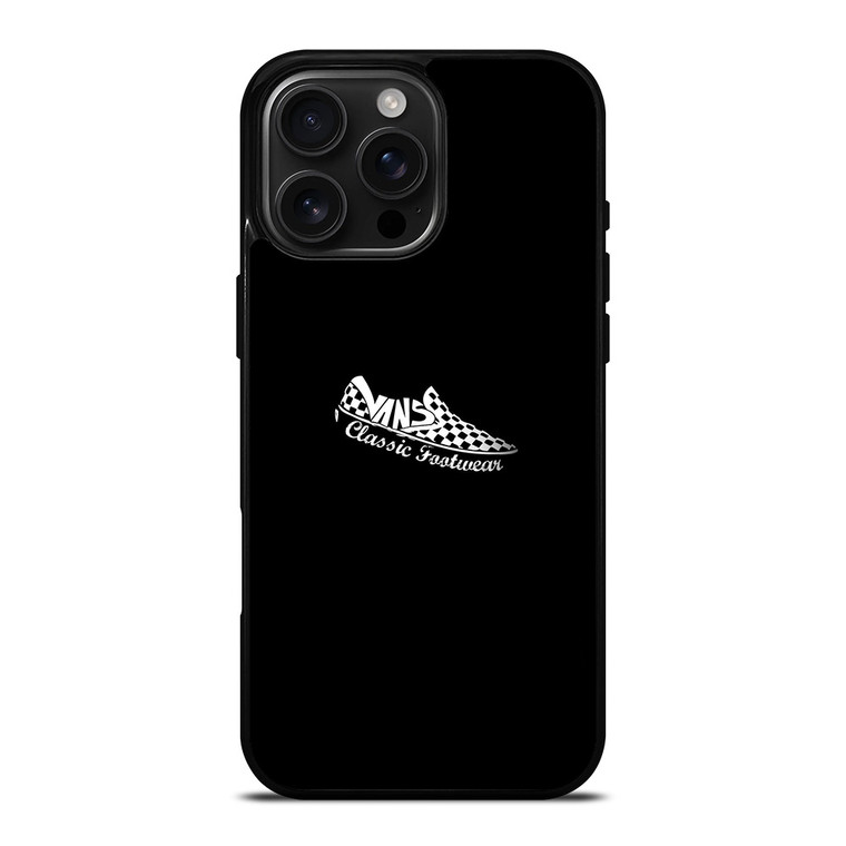 VANS CLASSIC FOOTWEAR LOGO FAN ART iPhone 16 Pro Max Case