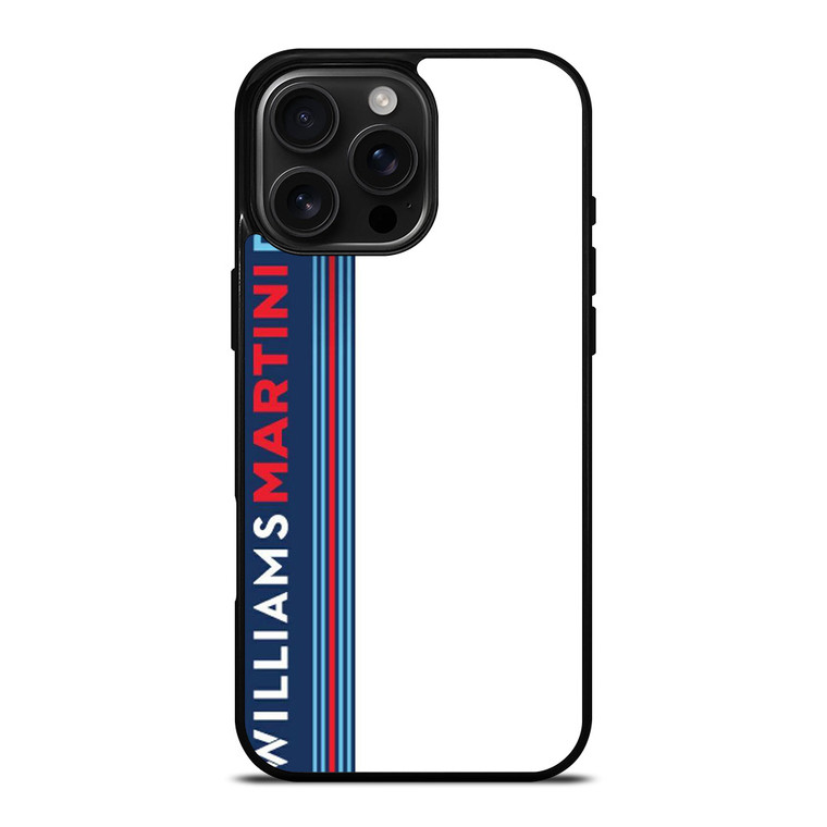 WILLIAMS MARTINI RACING TEAM STRIPE iPhone 16 Pro Max Case