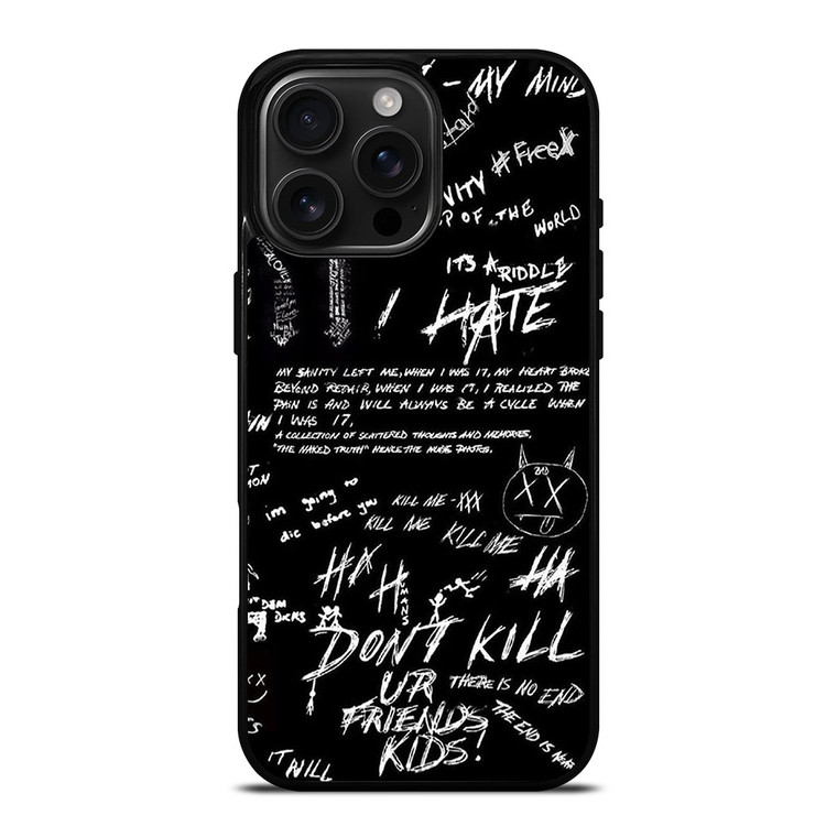 XXXTENTATION RAPPER FORMULA iPhone 16 Pro Max Case