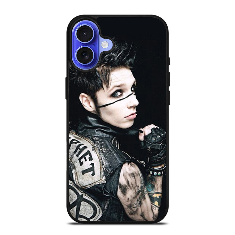 ANDY SIXX BLACK VEIL iPhone 16 Case