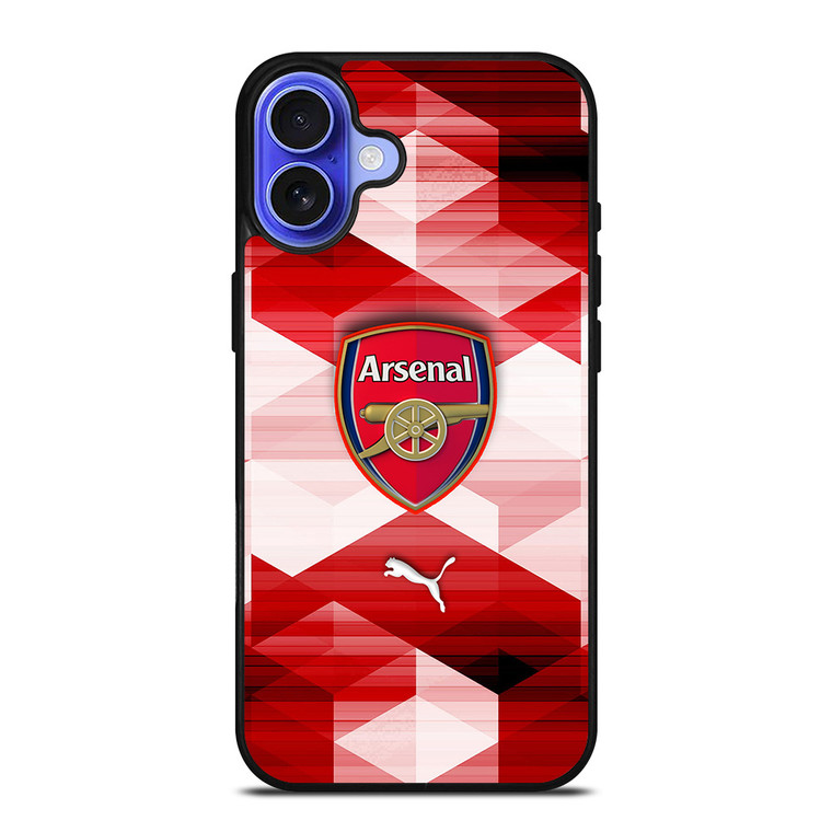 ARSENAL FC LOGO PREMIER LEAGUE iPhone 16 Case