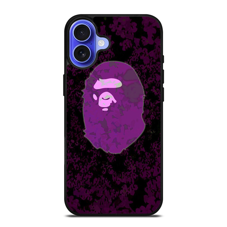 BAPE LOGO VIOLET iPhone 16 Case BAPE LOGO VIOLET iPhone 16 Case