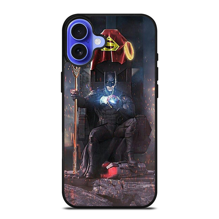 BATMAN KING Superhero iPhone 16 Case BATMAN KING Superhero iPhone 16 Case