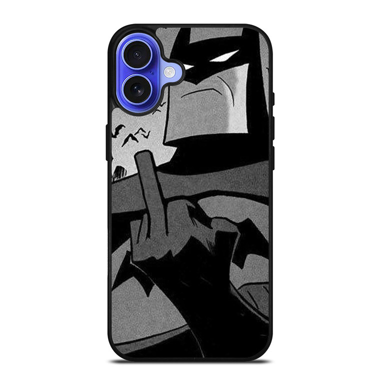 BATMAN MIDDLE FINGER iPhone 16 Case