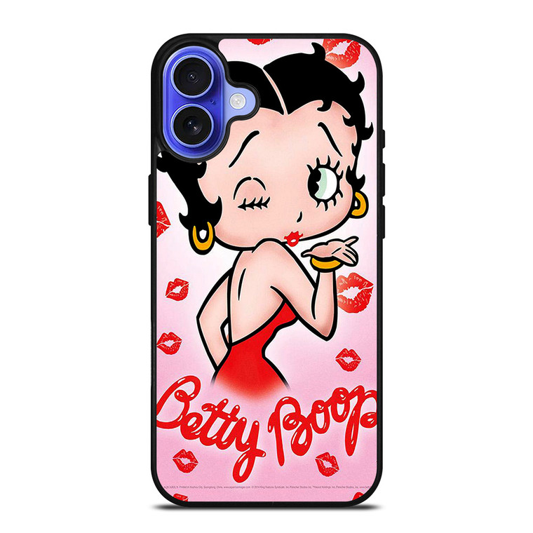 BETTY BOOP KISS 2 iPhone 16 Case