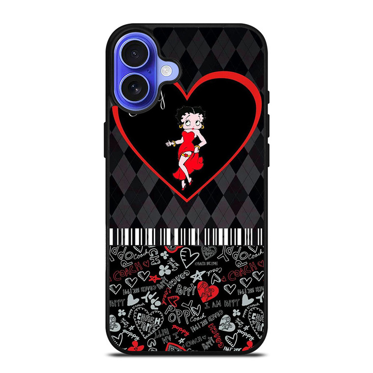 BETTY BOOP SEXY 2 iPhone 16 Case BETTY BOOP SEXY 2 iPhone 16 Case