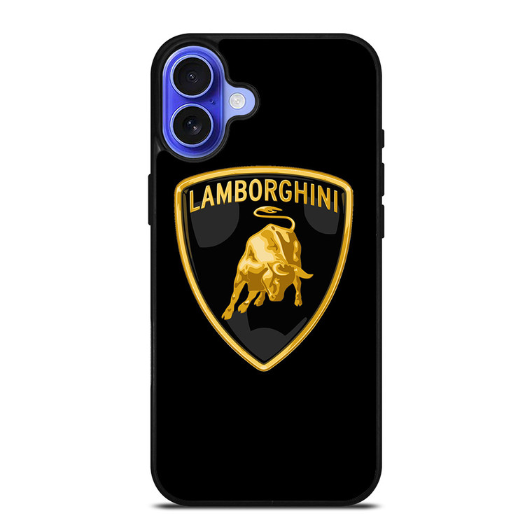 BLACK LAMBORGHINI iPhone 16 Case