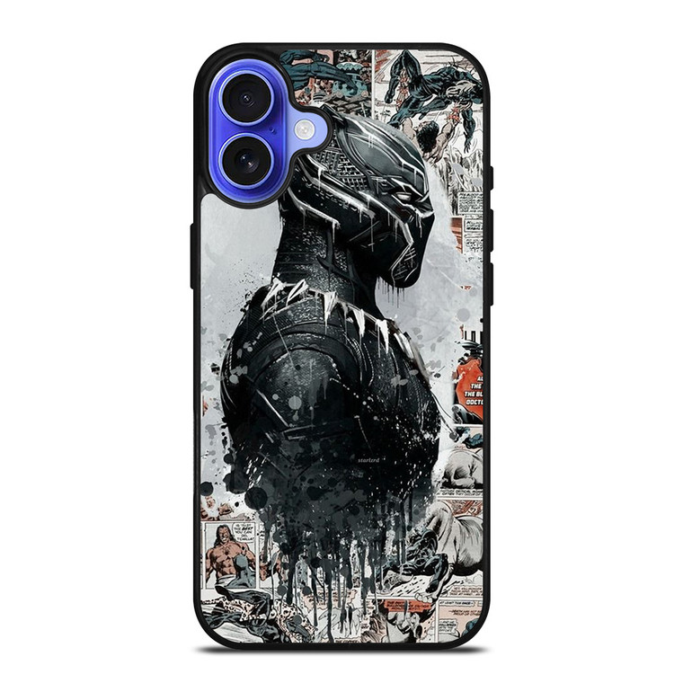 BLACKPANTHER COLLAGE COMIC iPhone 16 Case