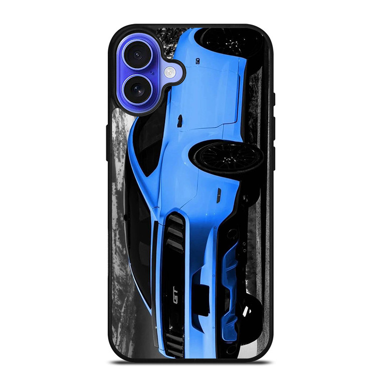 BLUE MUSTANG GT iPhone 16 Case