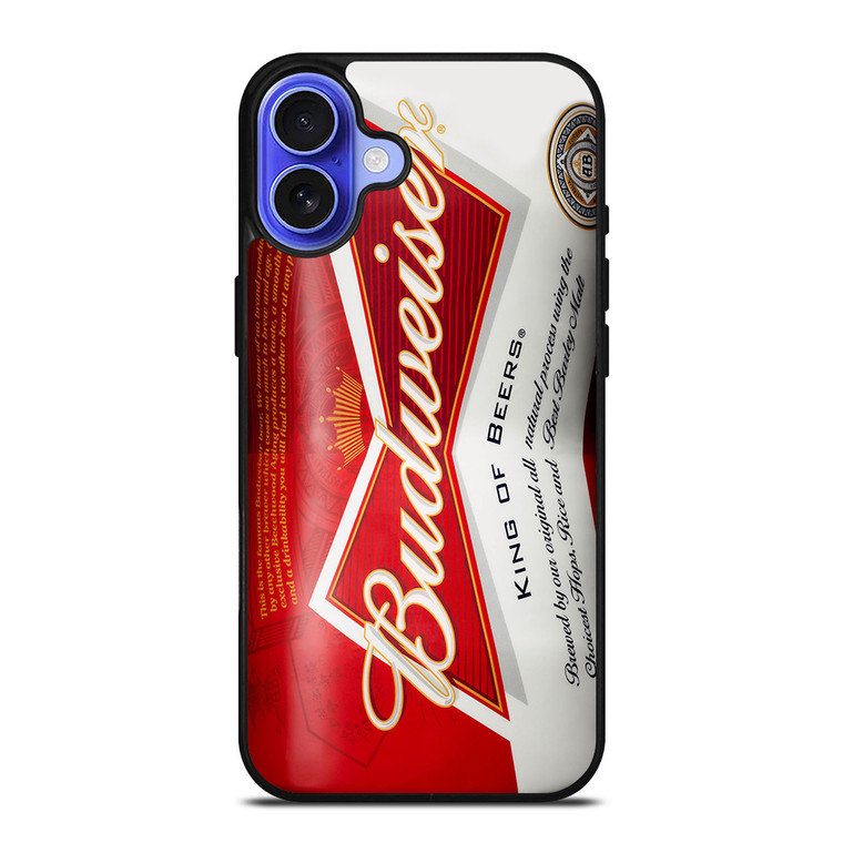 BUDWEISER CAN KING OF BEER iPhone 16 Case