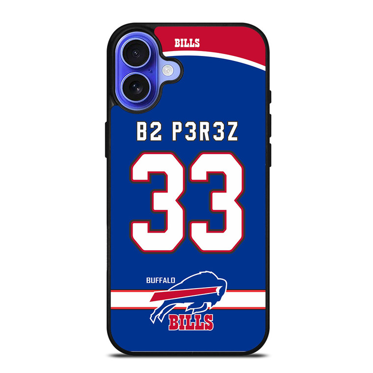 BUFFALO BILLS JERSEY iPhone 16 Case BUFFALO BILLS JERSEY iPhone 16 Case