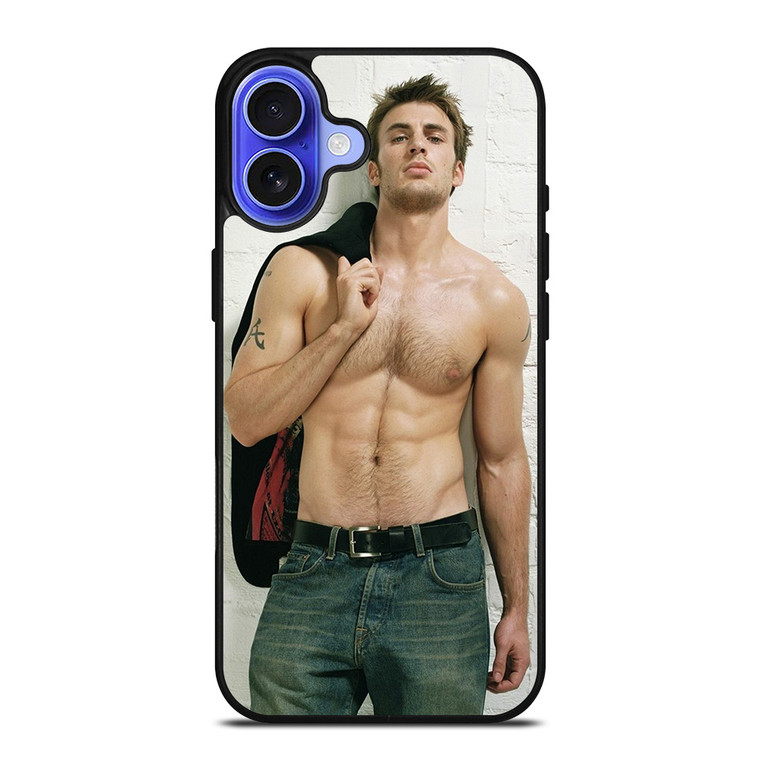 CHRIS EVANS HOT SEXY BODY iPhone 16 Case