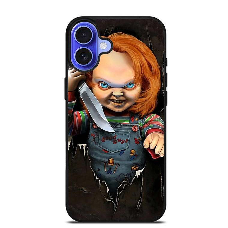 CHUCKY SCARY DOLL KNIFE iPhone 16 Case
