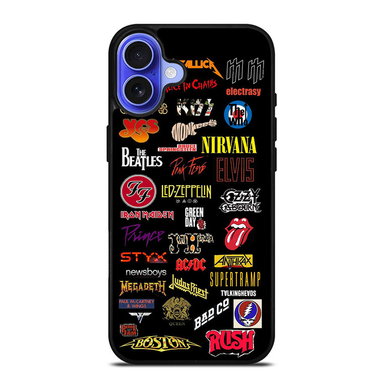 CLASSIC ROCK BAND iPhone 16 Case