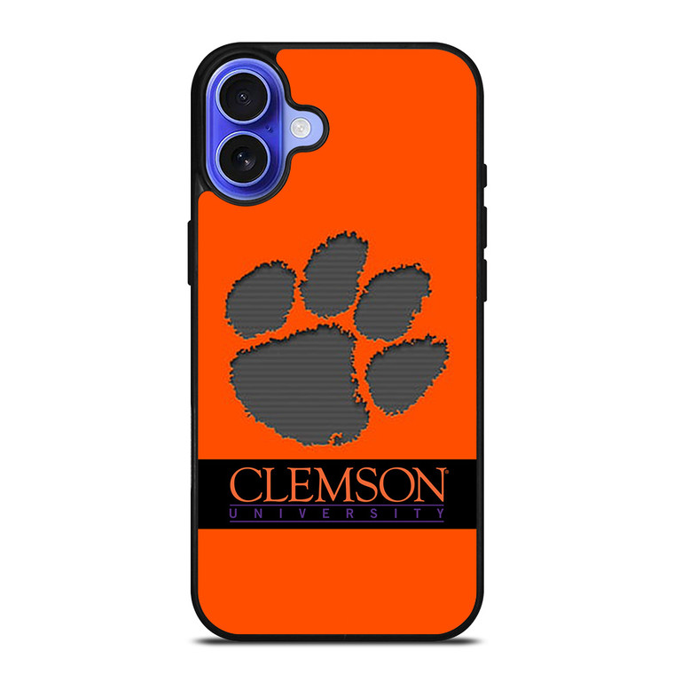 CLEMSON TIGERS ORANGE iPhone 16 Case CLEMSON TIGERS ORANGE iPhone 16 Case