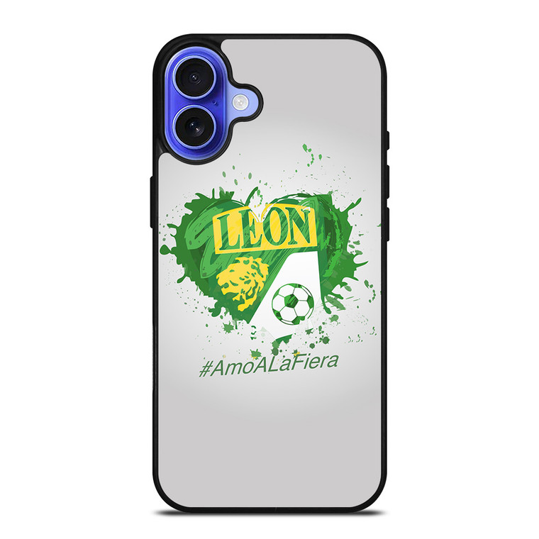 CLUB LEON FOOTBALL LOVE iPhone 16 Case
