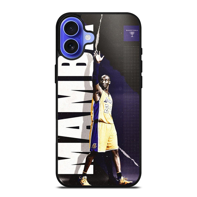 COBE BRYANT MAMBA LAKERS iPhone 16 Case