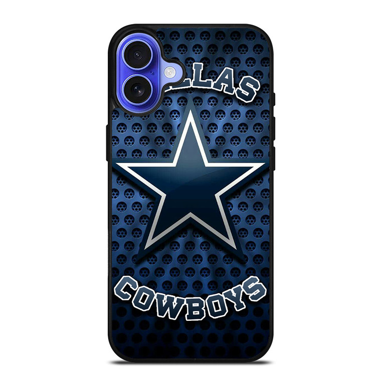 DALLAS COWBOYS BLUE METAL SYMBOL iPhone 16 Case