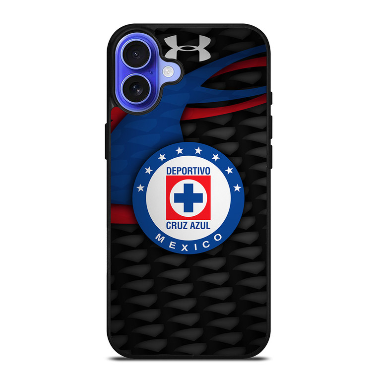 DEPORTIVO CRUZ AZUL UNDER ARMOUR iPhone 16 Case DEPORTIVO CRUZ AZUL UNDER ARMOUR iPhone 16 Case