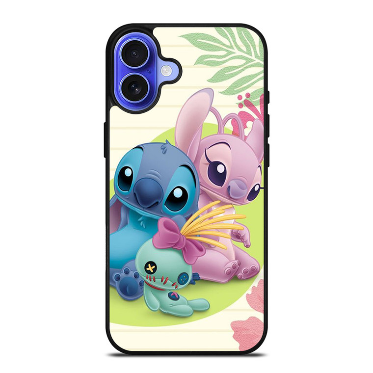 DISNEY STITCH AND GIRLFRIEND iPhone 16 Case