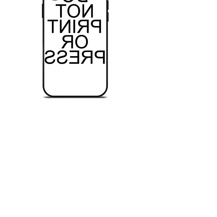 DO NOT PRINT OR PRESS REVERSED iPhone 16 Case