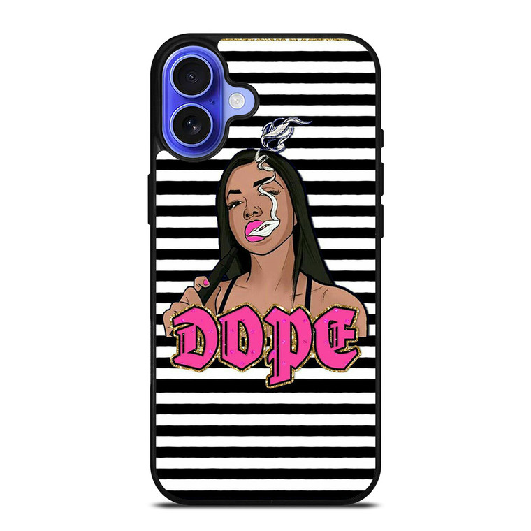 DOPE CIGAR GIRL STRIPE iPhone 16 Case