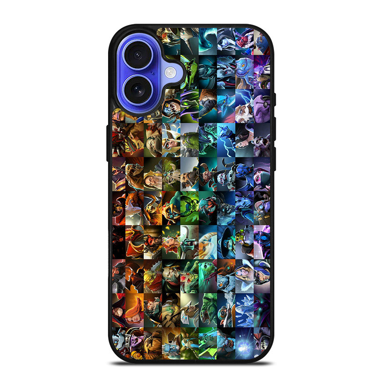 DOTA GAME ALL CHARACTER iPhone 16 Case