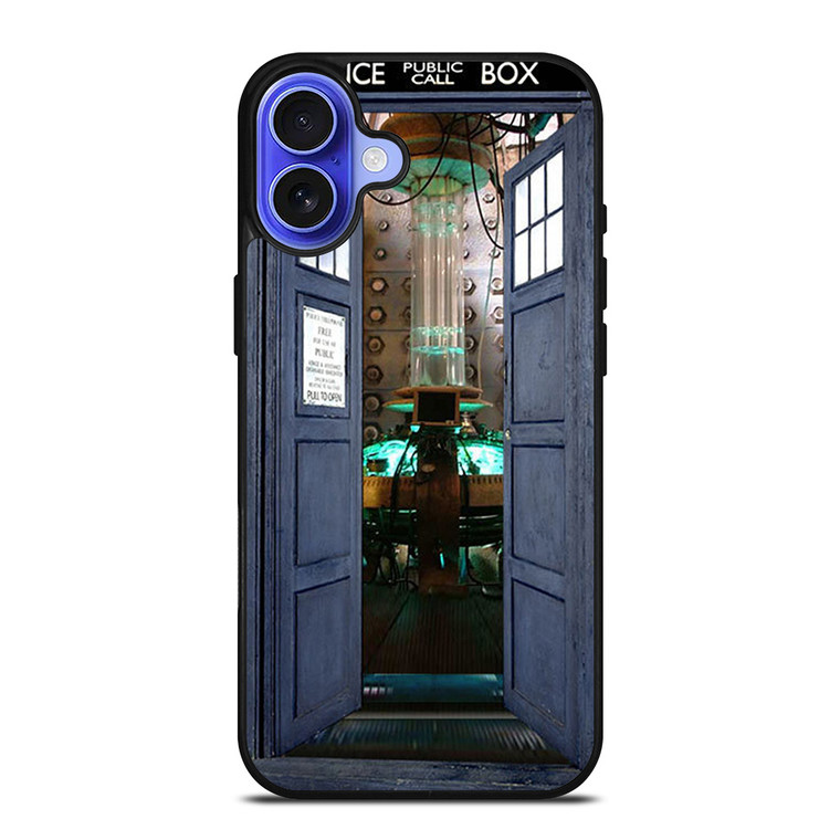 DR. WHO TARDIS OPEN THE DOOR iPhone 16 Case