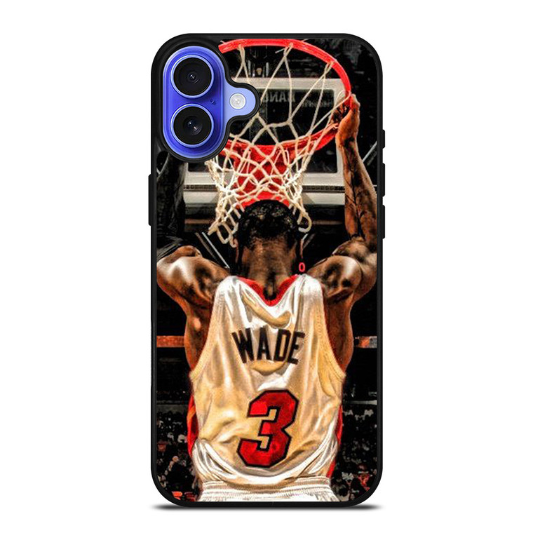 DWYANE WADE MIAMI HEAT SLAMDUNK iPhone 16 Case