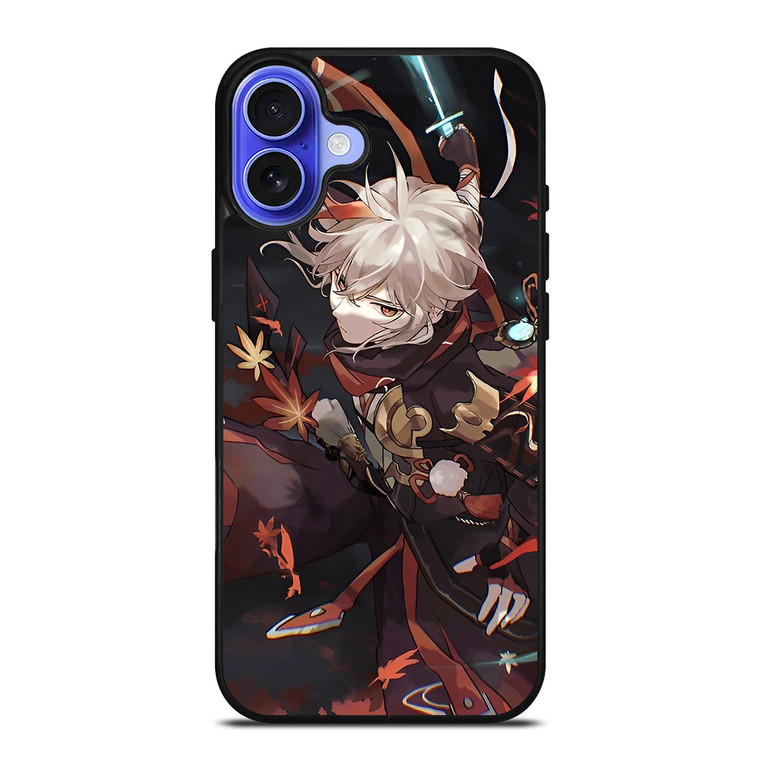GENSHIN IMPACT KAEDEHARA KAZUHA iPhone 16 Case GENSHIN IMPACT KAEDEHARA KAZUHA iPhone 16 Case