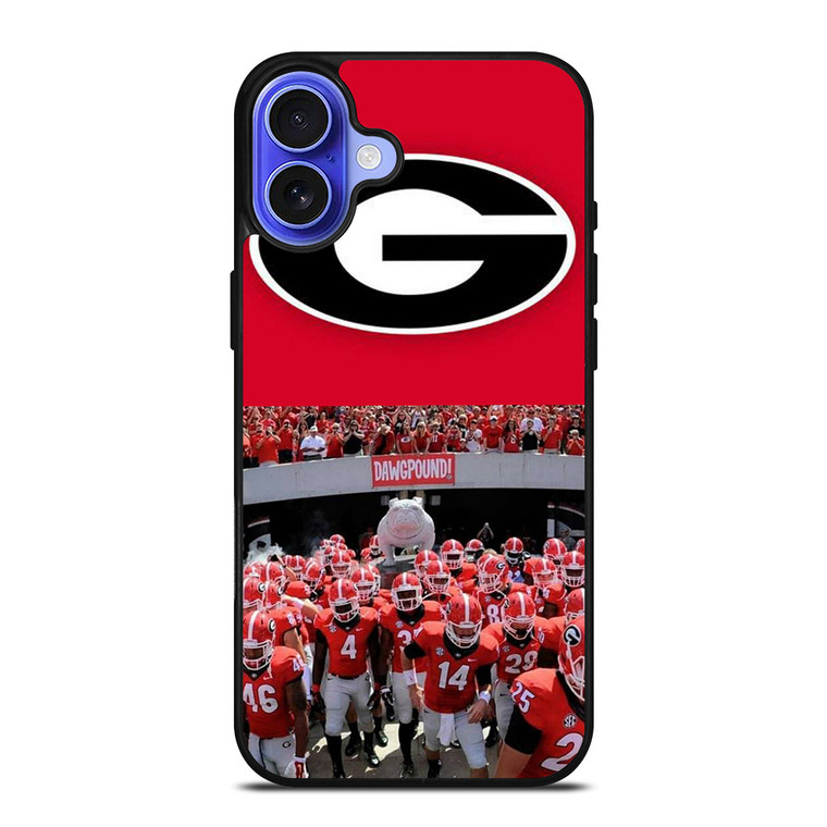 GEORGIA BULDOGS FOOTBALL TEAM iPhone 16 Case