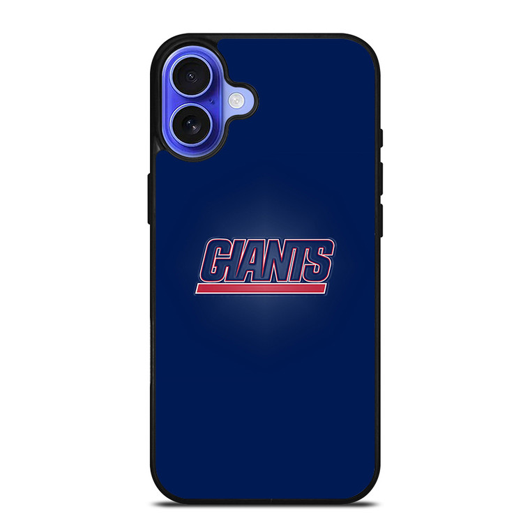 GIANTS NEW YORK LOGO BLUE iPhone 16 Case
