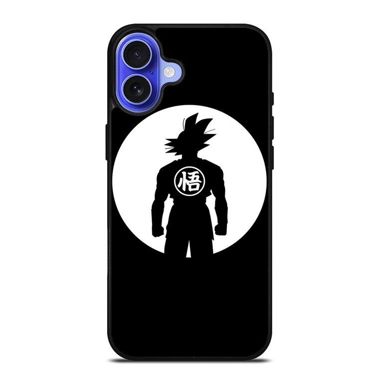 GOKU DRAGON BALL BLACK WHITE iPhone 16 Case GOKU DRAGON BALL BLACK WHITE iPhone 16 Case