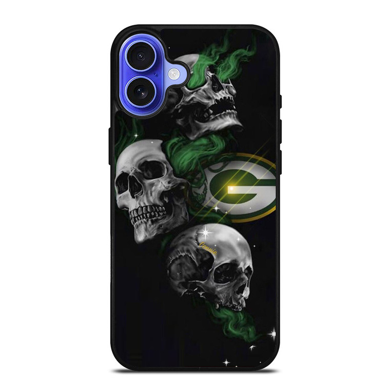 GREEN BAY PACKERS SKULLS AREA iPhone 16 Case