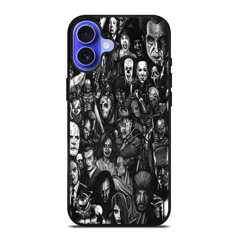 HALLOWEEN HORROR SCARY MOVIE iPhone 16 Case
