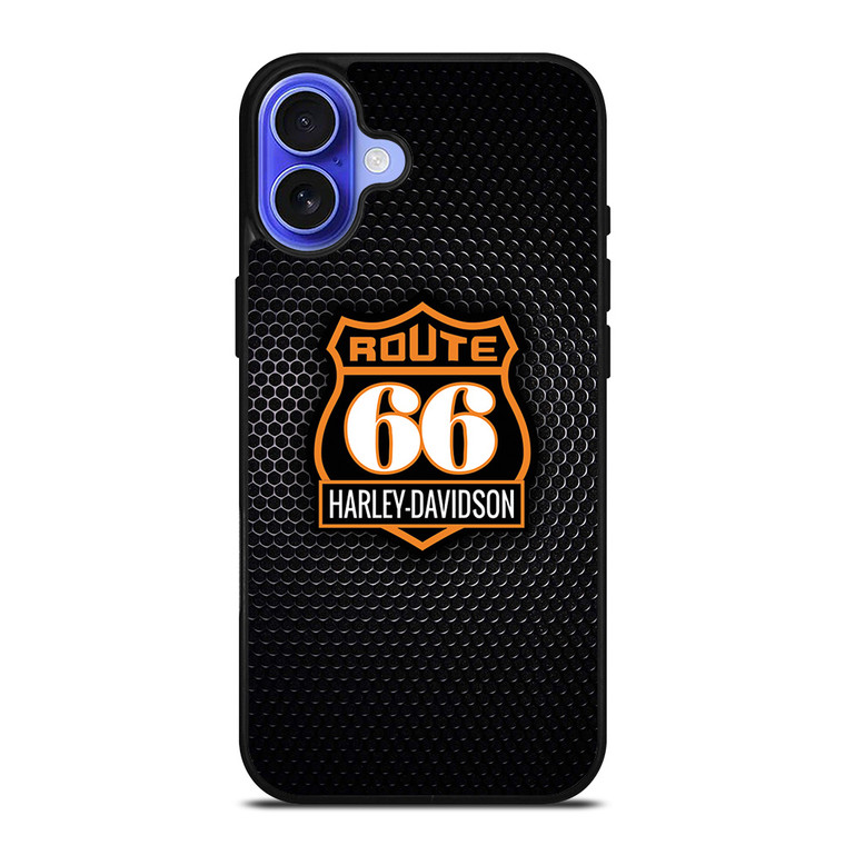HARLEY DAVIDSON ROUTE 66 LOGO BADGE iPhone 16 Case