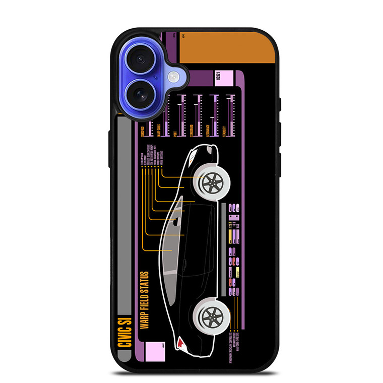 HONDA CIVIC DOHC VTEC iPhone 16 Case