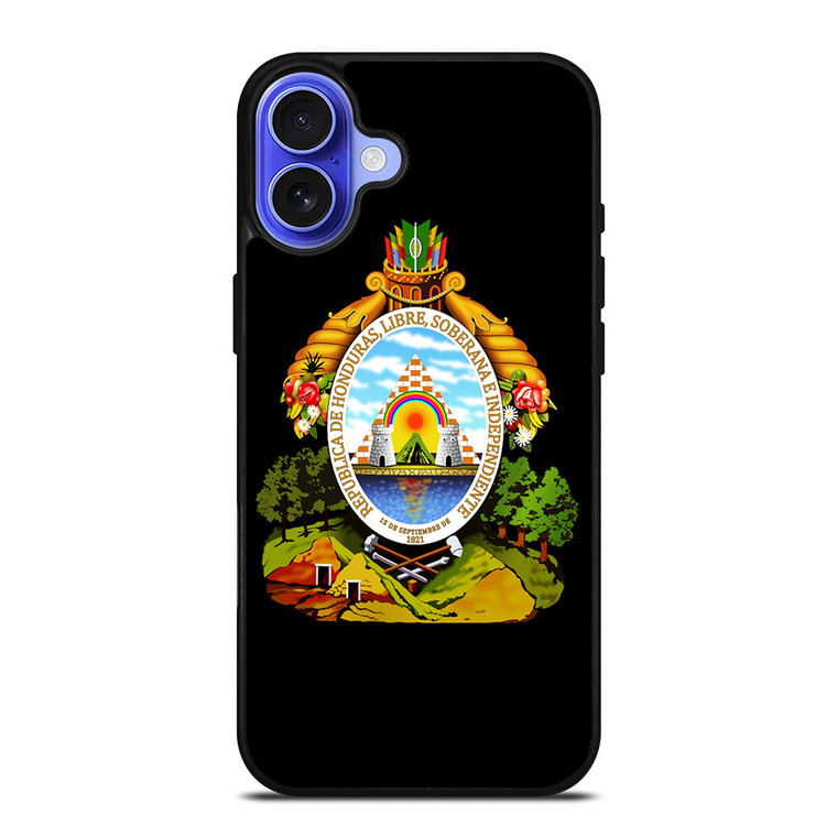 HONDURAS SYMBOL COAT OF ARMS iPhone 16 Case