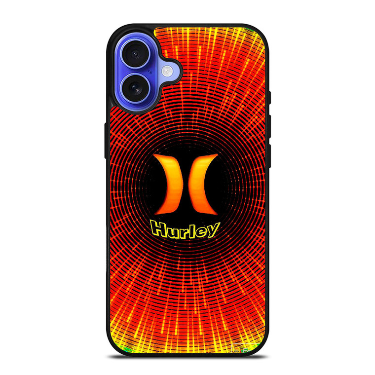 HURLEY ORANGE BLACK LOGO iPhone 16 Case