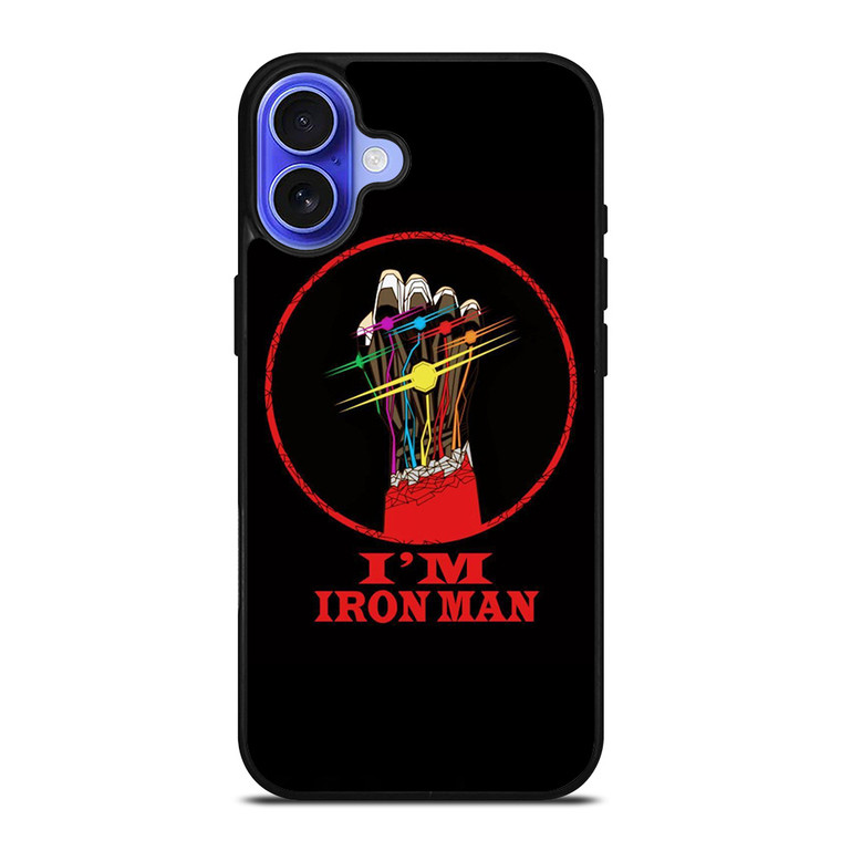 I AM IRON MAN INFINITY STONE iPhone 16 Case