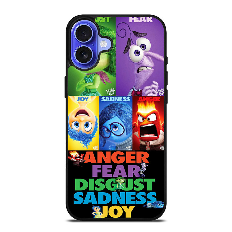 INSIDE OUT ALL CHARACTER Disney iPhone 16 Case
