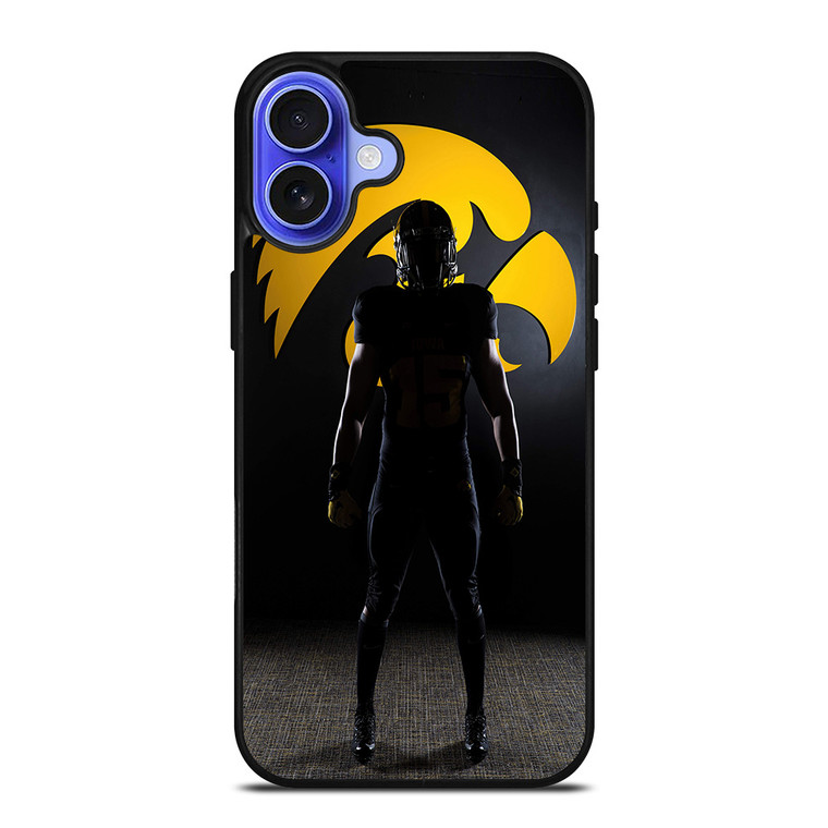 IOWA HAWKEYES COLLEGE iPhone 16 Case