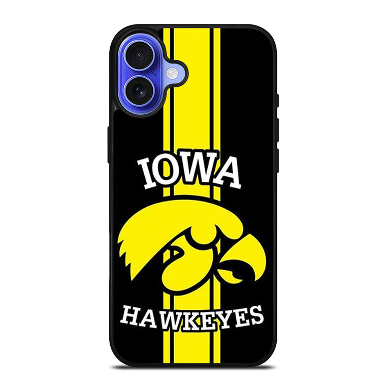 IOWA HAWKEYES STRIPS iPhone 16 Case