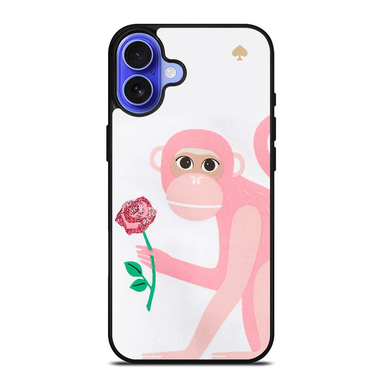 KATE SPADE MONKEY APPLIQUE iPhone 16 Case