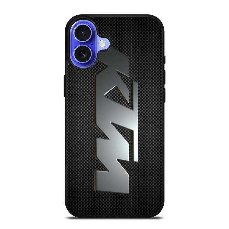 KTM CHROME LOGO CARBON iPhone 16 Case