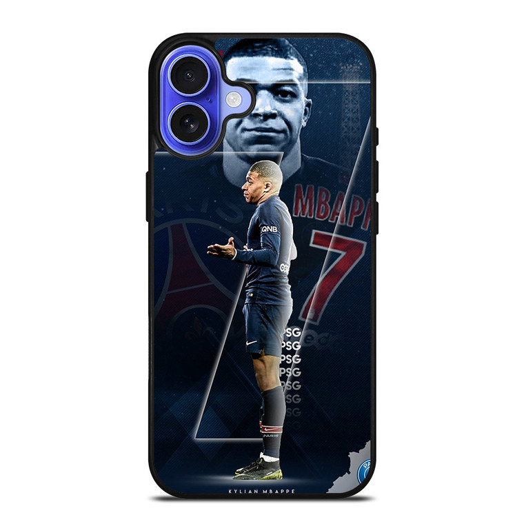 KYLIAN MBAPPE PSG SEVEN iPhone 16 Case
