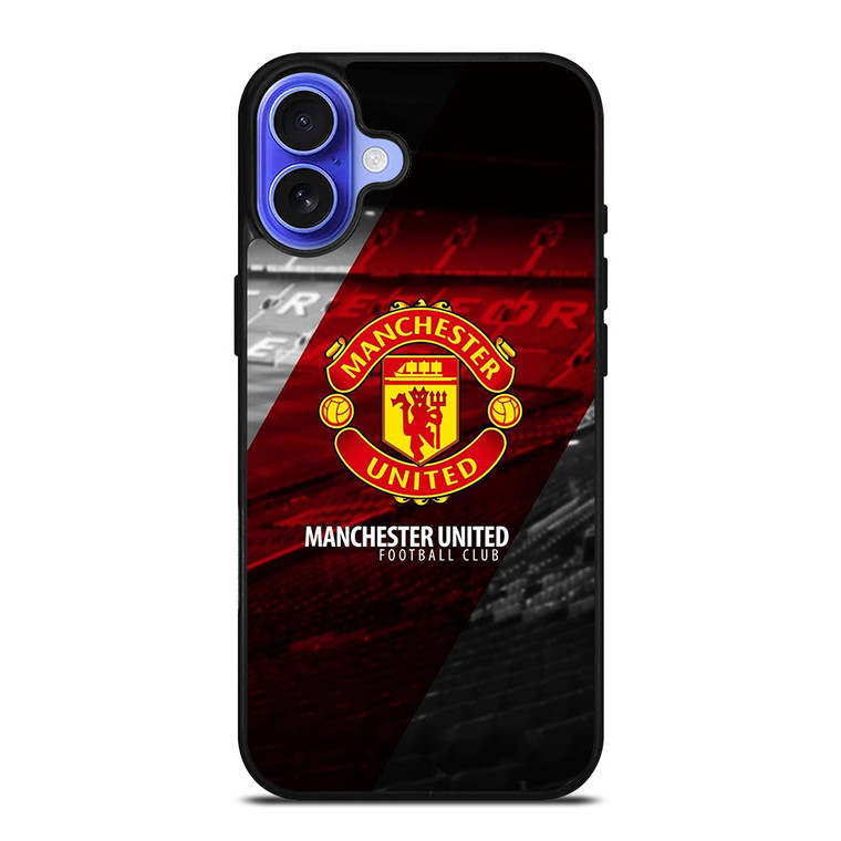 MANCHESTER UNITED FC LOGO iPhone 16 Case